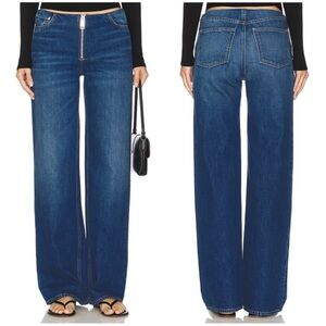 Grlfrnd Lina zip front jeans